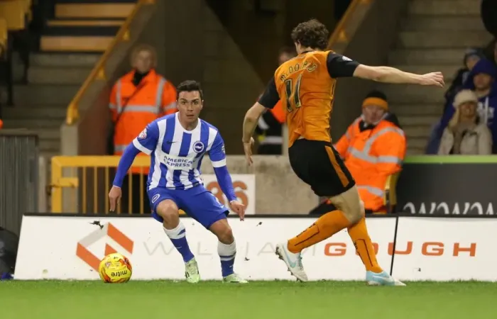 Framed Print : Colunga's Determined Showdown: Wolverhampton Wanderers vs. Brighton and Hove Albion (20DEC14) Framed Print : Colunga's Determined Showdown: Wolverhampton Wanderers vs. Brighton and Hove Albion (20DEC14)