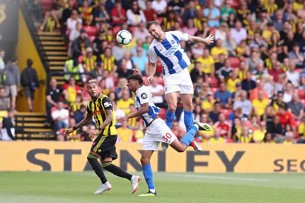 Competing for Supremacy: Duffy and Fernandes vs. Pereyra in the Premier League Clash between Watford and Brighton & Hove Albion (11AUG18)