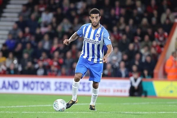 Connor Goldson in Action: Bournemouth vs. Brighton and Hove Albion, EFL Cup 2017