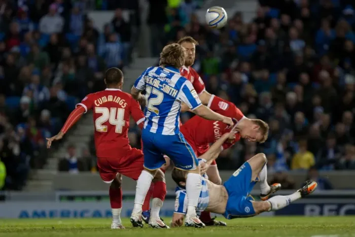 Framed Print : Controversial Penalty: Ashley Barnes Wins for Brighton & Hove Albion against Reading, April 10, 2012 Framed Print : Controversial Penalty: Ashley Barnes Wins for Brighton & Hove Albion against Reading, April 10, 2012