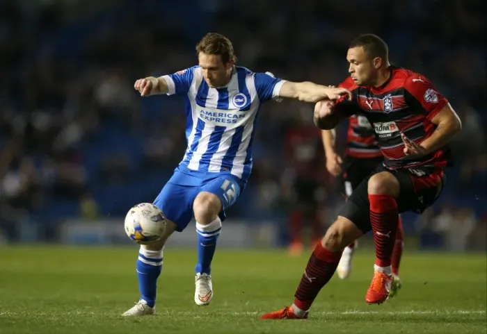 Framed Print : Craig Mackail-Smith in Action: Brighton and Hove Albion vs. Huddersfield Town AFC, Sky Bet Championship, American Express Community Stadium, 14 April 2015 Framed Print : Craig Mackail-Smith in Action: Brighton and Hove Albion vs. Huddersfield Town AFC, Sky Bet Championship, American Express Community Stadium, 14 April 2015