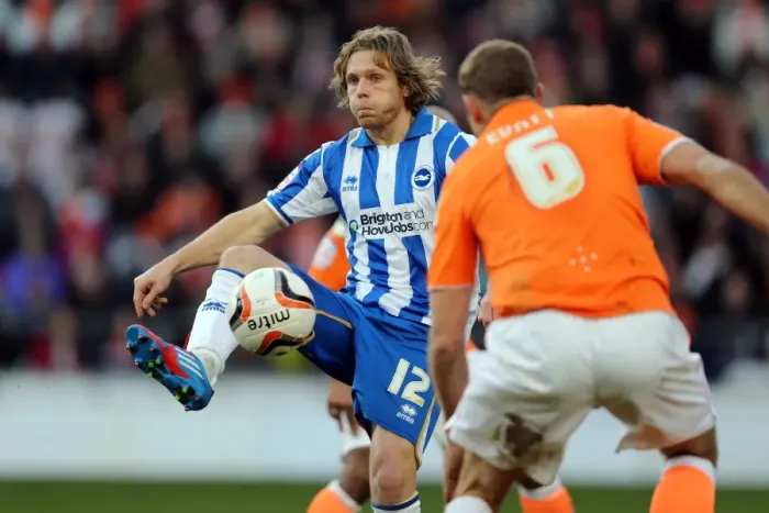 Framed Print : Craig Mackail-Smith in Action: Brighton & Hove Albion vs. Blackpool, Npower Championship 2012 Framed Print : Craig Mackail-Smith in Action: Brighton & Hove Albion vs. Blackpool, Npower Championship 2012
