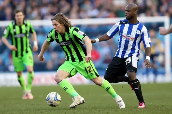 Framed Print : Craig Mackail-Smith in Action for Brighton & Hove Albion vs Sheffield Wednesday, Npower Championship, February 2, 2013 Framed Print : Craig Mackail-Smith in Action for Brighton & Hove Albion vs Sheffield Wednesday, Npower Championship, February 2, 2013