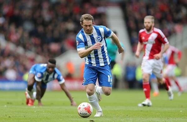 Craig Mackail-Smith in Action: Middlesbrough vs. Brighton and Hove Albion (02MAY15)