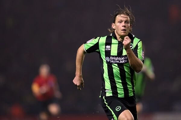 Craig Mackail-Smith Faces Off Against Leicester City in Intense Championship Clash, October 2012