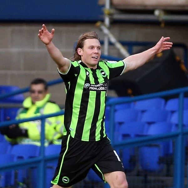 Craig Mackail-Smith Scores: Brighton & Hove Albion Triumph Over Ipswich Town in Npower Championship (January 1, 2013)