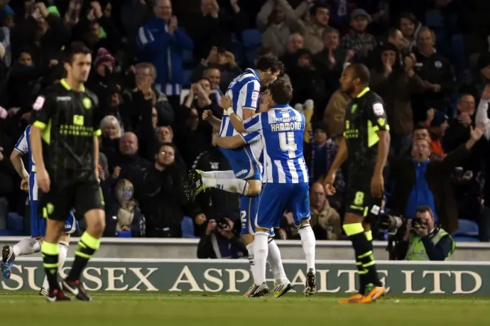 Framed Print : Craig Mackail-Smith Scores the Game-Winning Goal: Brighton & Hove Albion 2-1 Leeds United, November 2012 Framed Print : Craig Mackail-Smith Scores the Game-Winning Goal: Brighton & Hove Albion 2-1 Leeds United, November 2012