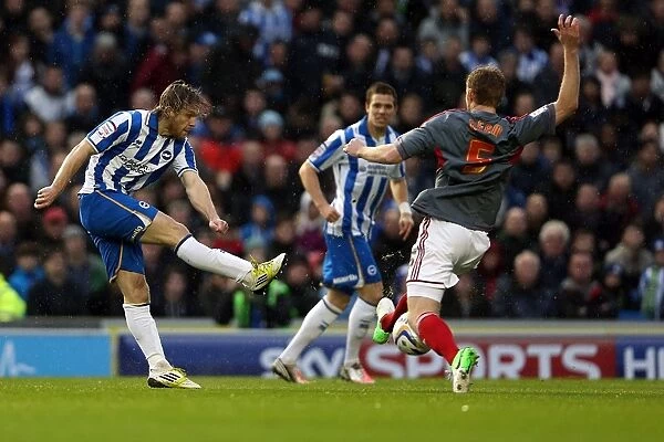Craig Mackail-Smith's Shooting Moment: Brighton & Hove Albion vs Bolton Wanderers, Npower Championship (November 24, 2012)