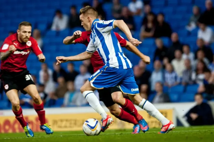 Framed Print : Craig Noone's Thrilling Performance: Brighton & Hove Albion vs. Cardiff City, Npower Championship (August 21, 2012) Framed Print : Craig Noone's Thrilling Performance: Brighton & Hove Albion vs. Cardiff City, Npower Championship (August 21, 2012)