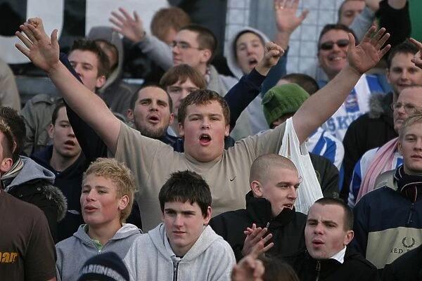 Crowd Fever at Withdean Stadium: Doncaster Rovers vs. Brighton & Hove Albion FC (25 / 11 / 06)