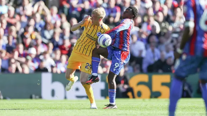 Framed Print : Crystal Palace v Brighton and Hove Albion Premier League 05APR25 Framed Print : Crystal Palace v Brighton and Hove Albion Premier League 05APR25