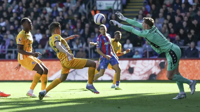 Framed Print : Crystal Palace v Brighton and Hove Albion Premier League 05APR25 Framed Print : Crystal Palace v Brighton and Hove Albion Premier League 05APR25