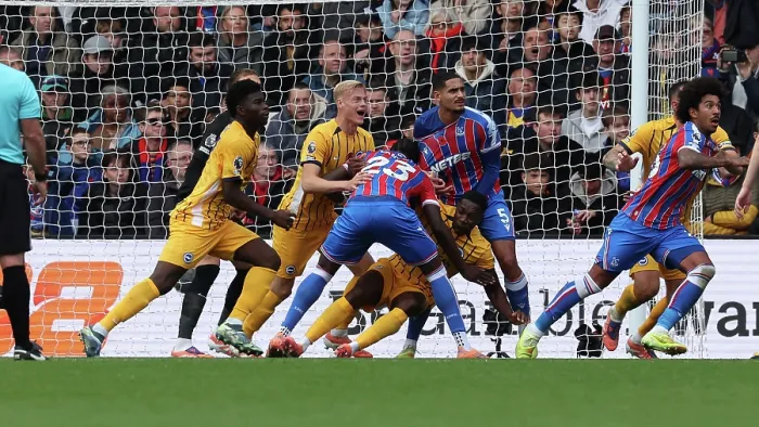 Framed Print : Crystal Palace v Brighton and Hove Albion Premier League 09NOV25