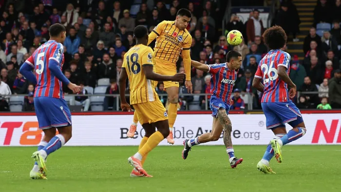 Framed Print : Crystal Palace v Brighton and Hove Albion Premier League 09NOV25 Framed Print : Crystal Palace v Brighton and Hove Albion Premier League 09NOV25