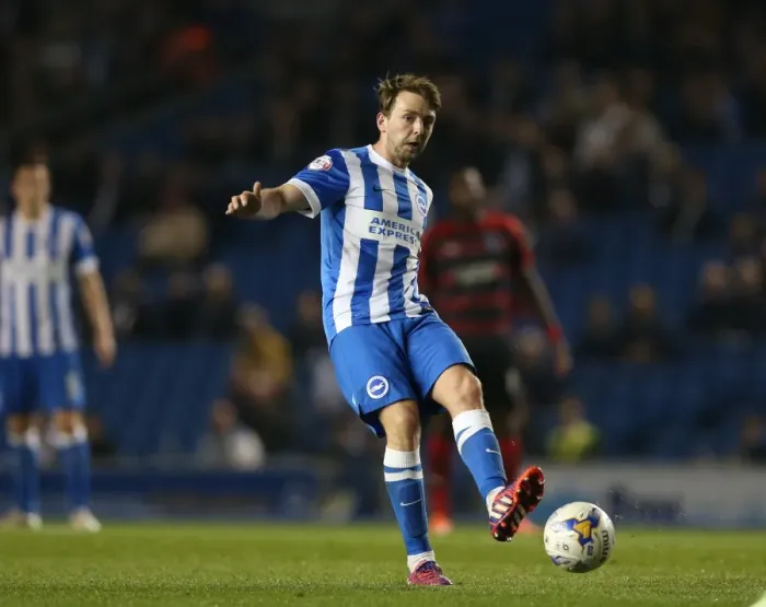 Framed Print : Dale Stephens in Action: Brighton and Hove Albion vs. Huddersfield Town AFC, Sky Bet Championship, 14 April 2015 Framed Print : Dale Stephens in Action: Brighton and Hove Albion vs. Huddersfield Town AFC, Sky Bet Championship, 14 April 2015