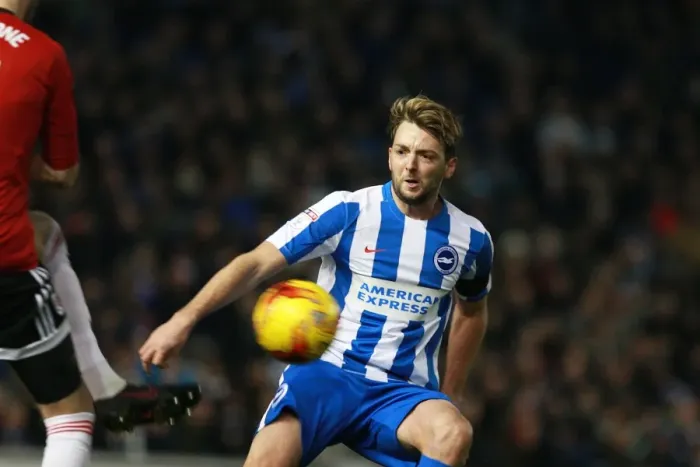 Framed Print : Dale Stephens in Action: Brighton & Hove Albion vs. Fulham, EFL Sky Bet Championship (26NOV16) Framed Print : Dale Stephens in Action: Brighton & Hove Albion vs. Fulham, EFL Sky Bet Championship (26NOV16)