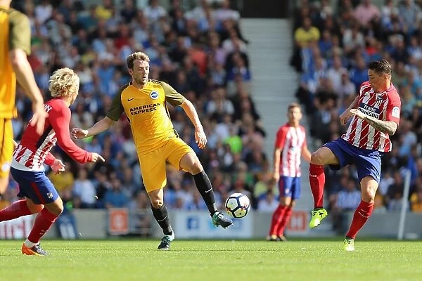 Dale Stephens in Action: Brighton & Hove Albion vs Atletico Madrid (06AUG17)