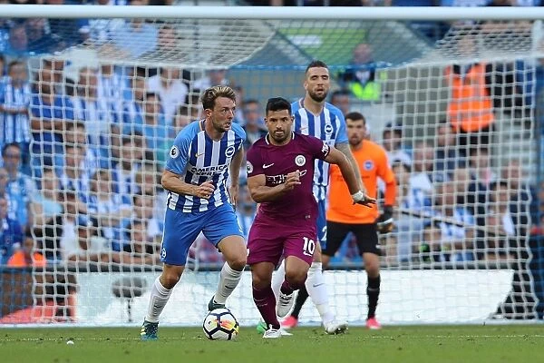 Dale Stephens in Action: Brighton & Hove Albion vs Manchester City (12th August 2017)