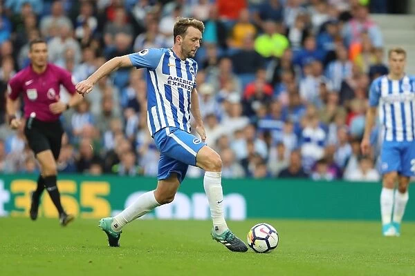 Dale Stephens in Action: Brighton and Hove Albion vs Newcastle United, Premier League (September 2017)