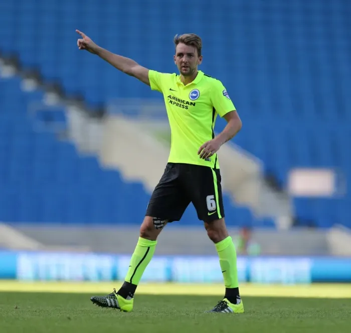 Framed Print : Dale Stephens in Action: Brighton & Hove Albion vs Sevilla FC (2015) Framed Print : Dale Stephens in Action: Brighton & Hove Albion vs Sevilla FC (2015)