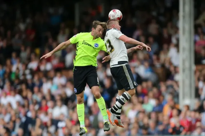 Framed Print : Dale Stephens Goes Head to Head: Fulham vs. Brighton & Hove Albion, Sky Bet Championship 2015 Framed Print : Dale Stephens Goes Head to Head: Fulham vs. Brighton & Hove Albion, Sky Bet Championship 2015