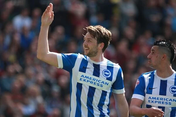 Dale Stephens Scores the Winning Goal: Brighton and Hove Albion vs. Burnley (02APR16)