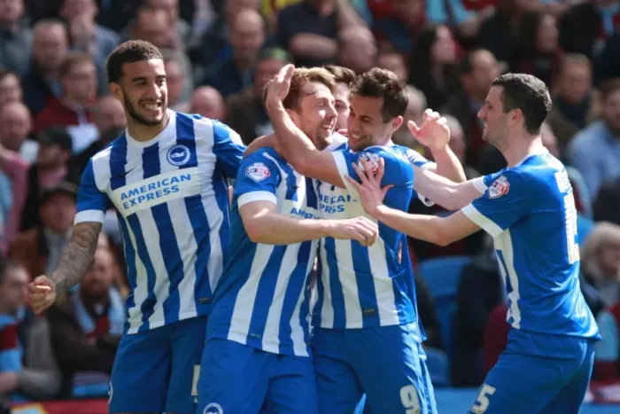 Framed Print : Dale Stephens Scores the Winning Goal: Brighton and Hove Albion vs. Burnley (April 2, 2016, Championship) Framed Print : Dale Stephens Scores the Winning Goal: Brighton and Hove Albion vs. Burnley (April 2, 2016, Championship)