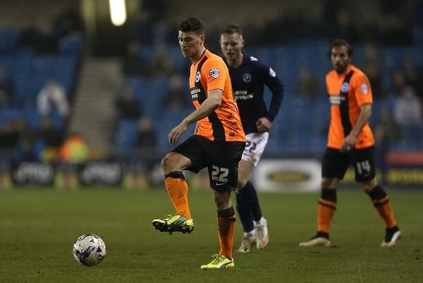 Danny Holla in Action: Brighton Midfielder Faces Off Against Millwall (17MAR15)