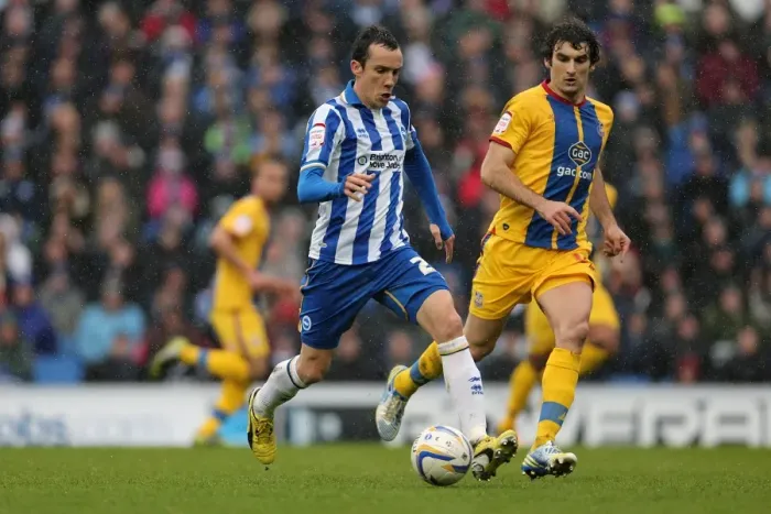 Framed Print : David Lopez in Action: Brighton & Hove Albion vs. Crystal Palace, March 17, 2013 Framed Print : David Lopez in Action: Brighton & Hove Albion vs. Crystal Palace, March 17, 2013