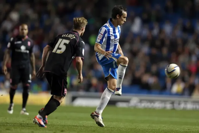 Framed Print : David Lopez in Action: Brighton & Hove Albion vs Birmingham City, Npower Championship, Amex Stadium, September 29, 2012 Framed Print : David Lopez in Action: Brighton & Hove Albion vs Birmingham City, Npower Championship, Amex Stadium, September 29, 2012