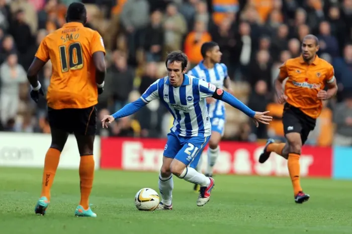 Framed Print : David Lopez in Action: Wolves vs. Brighton & Hove Albion, Npower Championship, November 10, 2012 Framed Print : David Lopez in Action: Wolves vs. Brighton & Hove Albion, Npower Championship, November 10, 2012