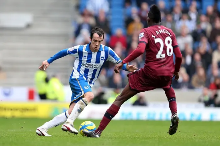 Framed Print : David Lopez Charges Forward in FA Cup Battle: Brighton & Hove Albion vs. Newcastle United (January 5, 2013) Framed Print : David Lopez Charges Forward in FA Cup Battle: Brighton & Hove Albion vs. Newcastle United (January 5, 2013)