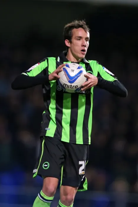Framed Print : David Lopez Readies for Throw-In: Brighton & Hove Albion vs Ipswich Town, Championship Clash (January 1, 2013) Framed Print : David Lopez Readies for Throw-In: Brighton & Hove Albion vs Ipswich Town, Championship Clash (January 1, 2013)