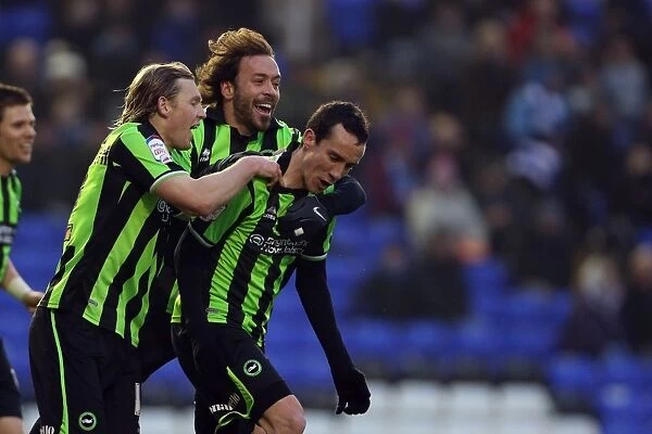 David Lopez's Dramatic Volley: Brighton & Hove Albion Take a 2-1 Lead Over Blackburn (12-12-2022)