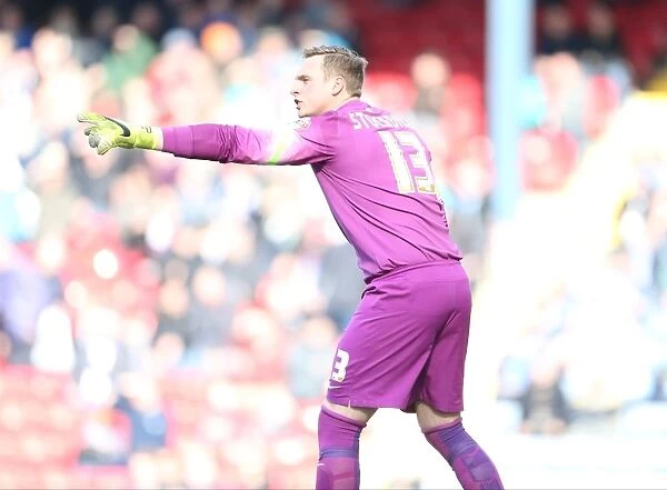 David Stockdale in Action: Brighton and Hove Albion vs. Blackburn Rovers, Sky Bet Championship, Ewood Park, 21st March 2015