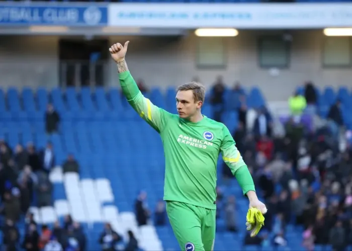 Framed Print : David Stockdale in Action: Brighton & Hove Albion vs Birmingham City (21FEB15) Framed Print : David Stockdale in Action: Brighton & Hove Albion vs Birmingham City (21FEB15)