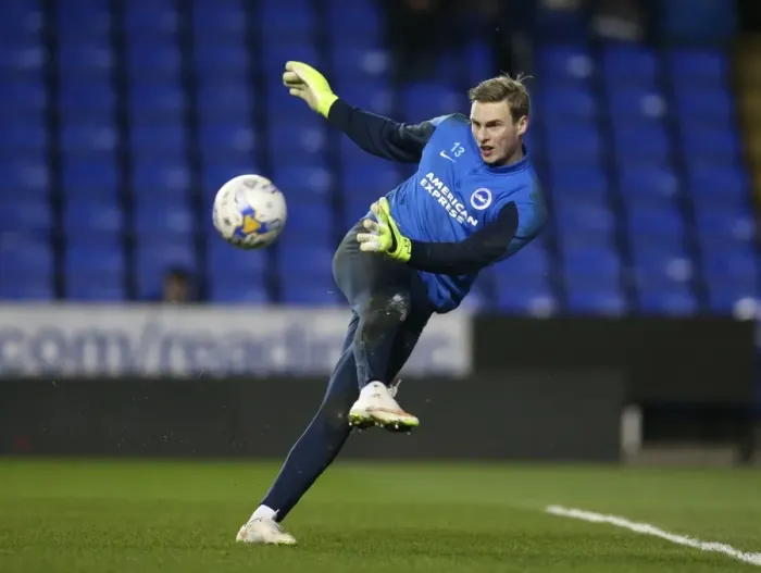 Framed Print : David Stockdale in Action: Championship Showdown at Madejski Stadium - Reading vs. Brighton and Hove Albion (10MAR15) Framed Print : David Stockdale in Action: Championship Showdown at Madejski Stadium - Reading vs. Brighton and Hove Albion (10MAR15)