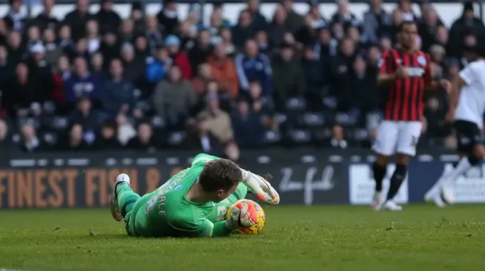 Framed Print : David Stockdale Focused: Derby County vs. Brighton and Hove Albion, Sky Bet Championship, iPro Stadium, December 6, 2014 Framed Print : David Stockdale Focused: Derby County vs. Brighton and Hove Albion, Sky Bet Championship, iPro Stadium, December 6, 2014