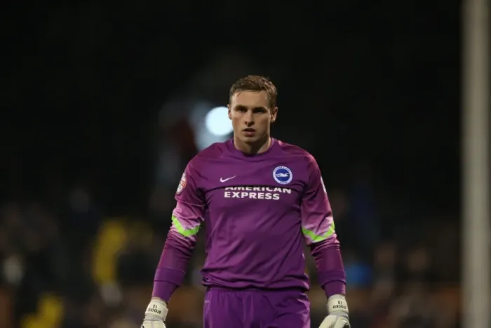 Framed Print : David Stockdale Focused: Fulham vs. Brighton and Hove Albion, Craven Cottage, 2014 Framed Print : David Stockdale Focused: Fulham vs. Brighton and Hove Albion, Craven Cottage, 2014