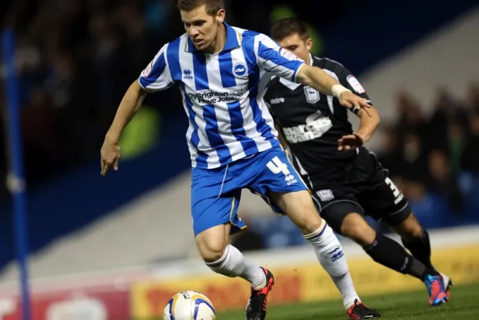 Framed Print : Dean Hammond in Action: Brighton & Hove Albion vs. Ipswich Town, Npower Championship, October 2, 2012 (Amex Stadium) Framed Print : Dean Hammond in Action: Brighton & Hove Albion vs. Ipswich Town, Npower Championship, October 2, 2012 (Amex Stadium)