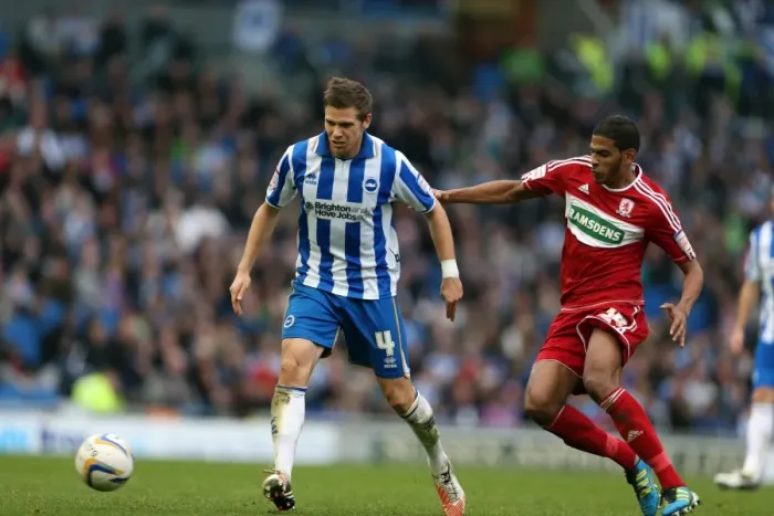 Framed Print : Dean Hammond in Action: Brighton & Hove Albion vs. Middlesbrough, October 20, 2012 Framed Print : Dean Hammond in Action: Brighton & Hove Albion vs. Middlesbrough, October 20, 2012