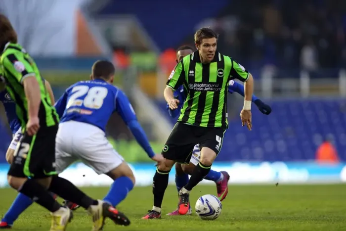 Framed Print : Dean Hammond in Action: Brighton & Hove Albion vs. Blackburn Rovers, Championship Clash at Birmingham City (January 19, 2013) Framed Print : Dean Hammond in Action: Brighton & Hove Albion vs. Blackburn Rovers, Championship Clash at Birmingham City (January 19, 2013)