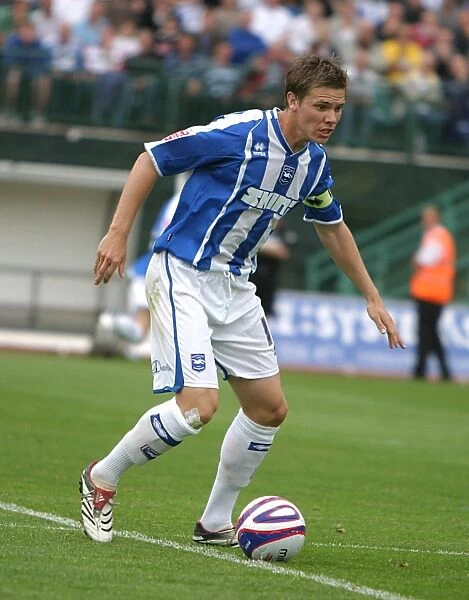 Dean Hammond in Action: A Legendary Moment at Withdean, Brighton & Hove Albion FC