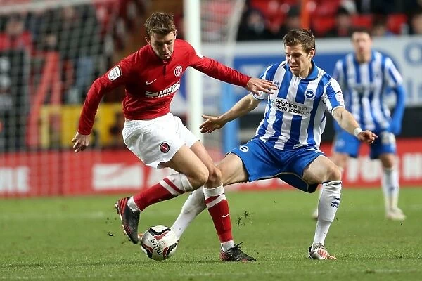 Dean Hammond of Brighton & Hove Albion in Action against Charlton Athletic, Npower Championship, December 8, 2012