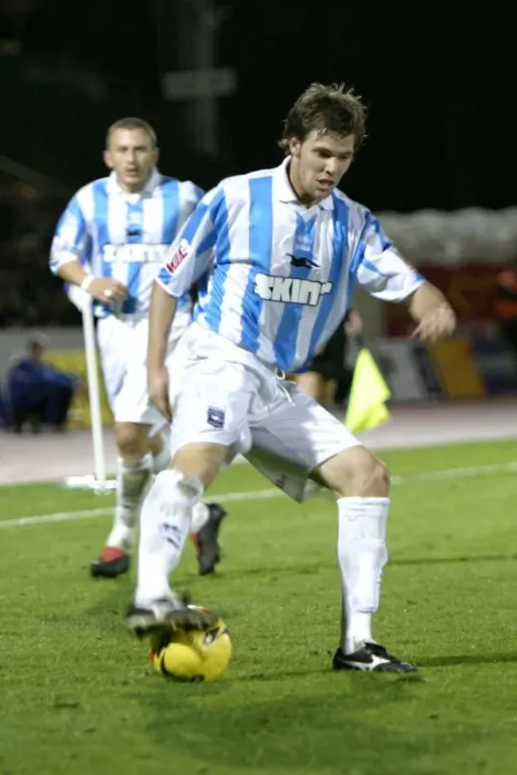 Framed Print : Dean Hammond: Intense Focus during The Withdean vs Wolverhampton Wanderers Match on 1st November 2005 Framed Print : Dean Hammond: Intense Focus during The Withdean vs Wolverhampton Wanderers Match on 1st November 2005