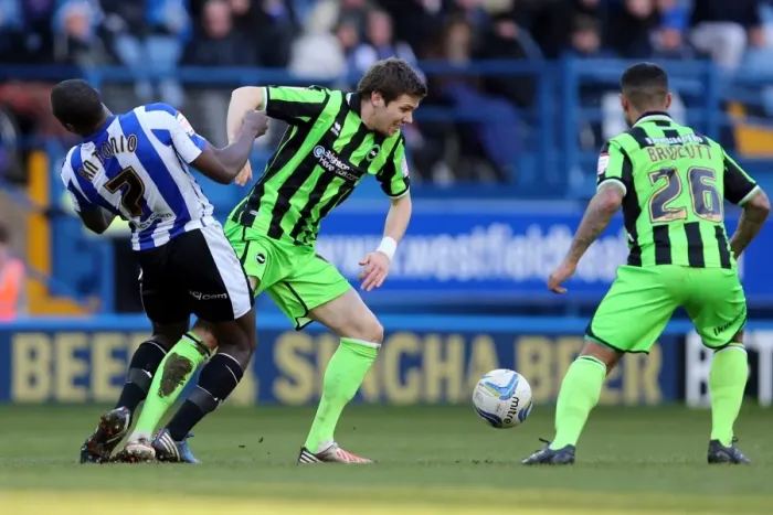 Framed Print : Dean Hammond Wins the Ball: Sheffield Wednesday vs. Brighton & Hove Albion, Npower Championship, February 2013 Framed Print : Dean Hammond Wins the Ball: Sheffield Wednesday vs. Brighton & Hove Albion, Npower Championship, February 2013