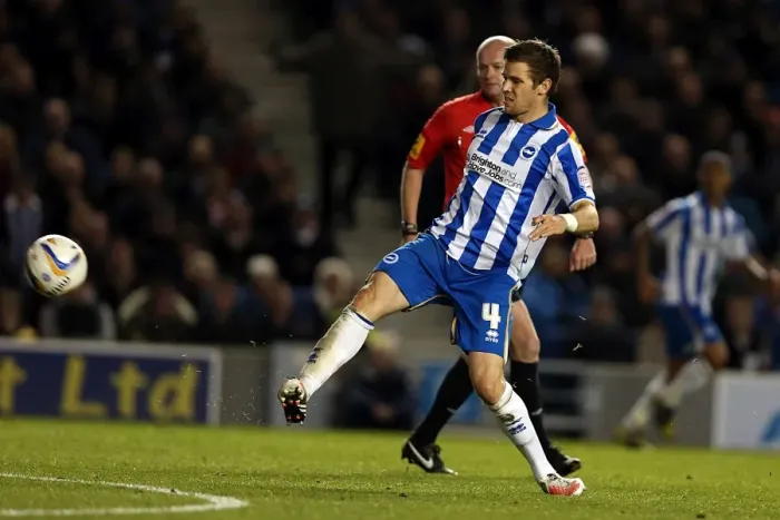 Framed Print : Dean Hammond's Long-Range Shot: Brighton & Hove Albion vs Leeds United, Npower Championship, 2012 Framed Print : Dean Hammond's Long-Range Shot: Brighton & Hove Albion vs Leeds United, Npower Championship, 2012