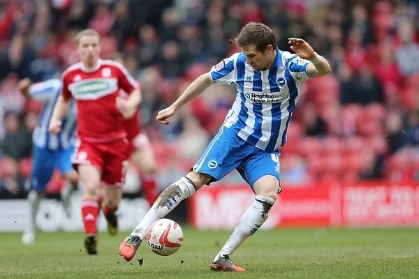 Dean Hammond's Near-Miss: Middlesbrough vs. Brighton & Hove Albion, April 13, 2013