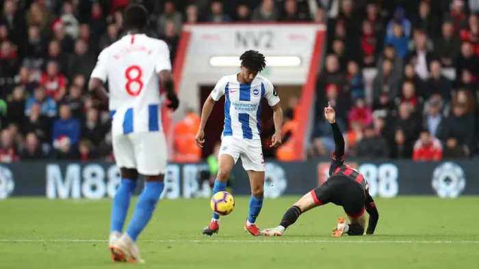 Framed Print : Decisive Moment: AFC Bournemouth vs. Brighton and Hove Albion - Premier League Showdown at Vitality Stadium (22DEC18)