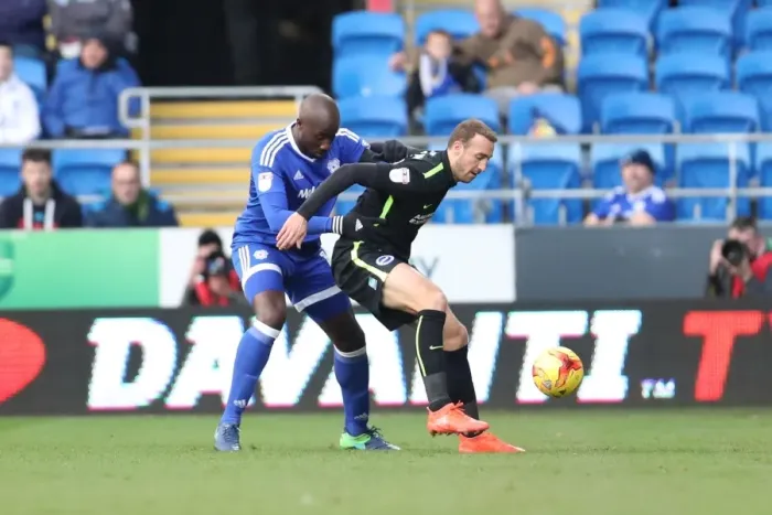 Framed Print : Decisive Moment at Cardiff City Stadium: Cardiff vs. Brighton & Hove Albion, EFL Sky Bet Championship (03DEC16) Framed Print : Decisive Moment at Cardiff City Stadium: Cardiff vs. Brighton & Hove Albion, EFL Sky Bet Championship (03DEC16)